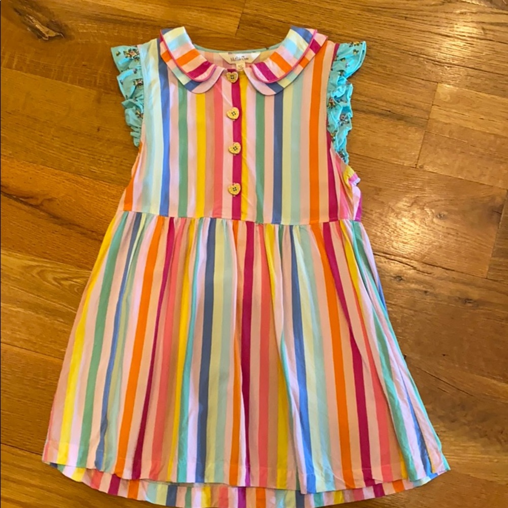 Mj sleeveless top rainbow stripe